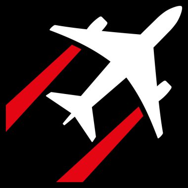 Hava Jeti İz Düz Simgesi