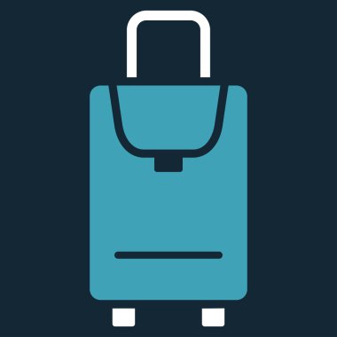 Carryon düz simgesi