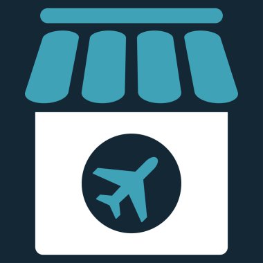 Duty Free düz simgesi