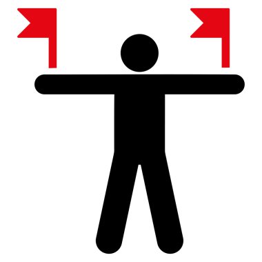 Düz Bayrakları Kontrol Et Simgesi