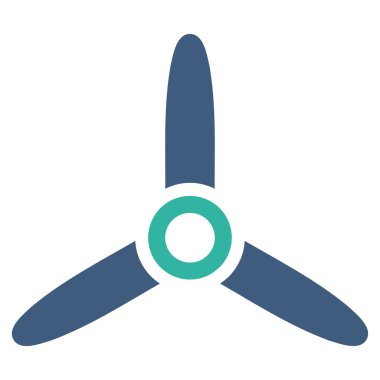 Üç Bıçaklı Vidalı Düz Simge