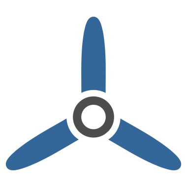 Üç Bıçaklı Vidalı Düz Simge