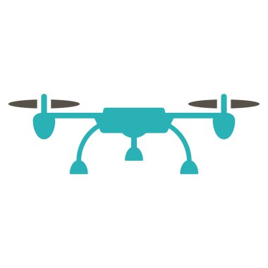 Drone Düz Simgesi