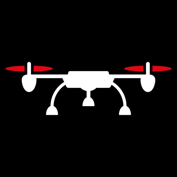 Ikon Datar Drone - Stok Vektor