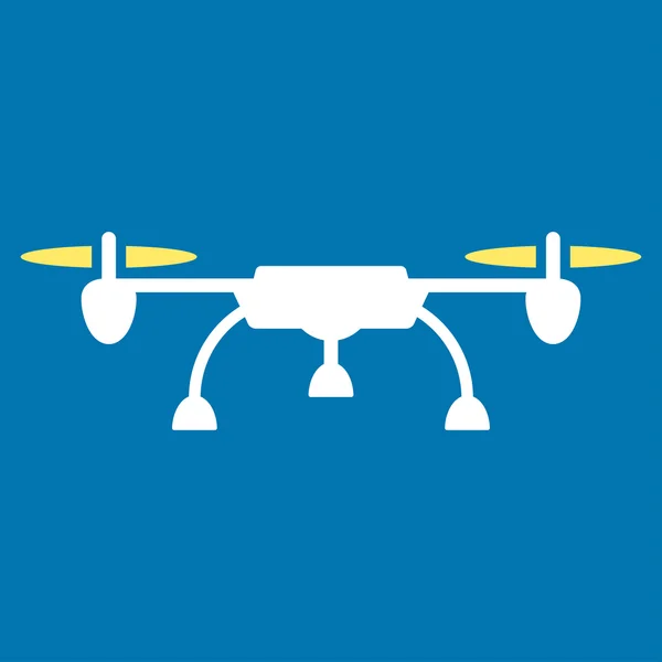 Drone Icono plano — Archivo Imágenes Vectoriales