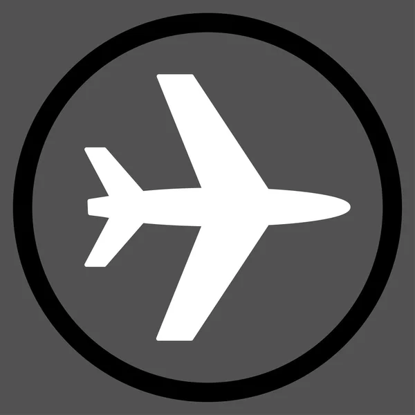 Aeropuerto Apartamento Icono — Vector de stock