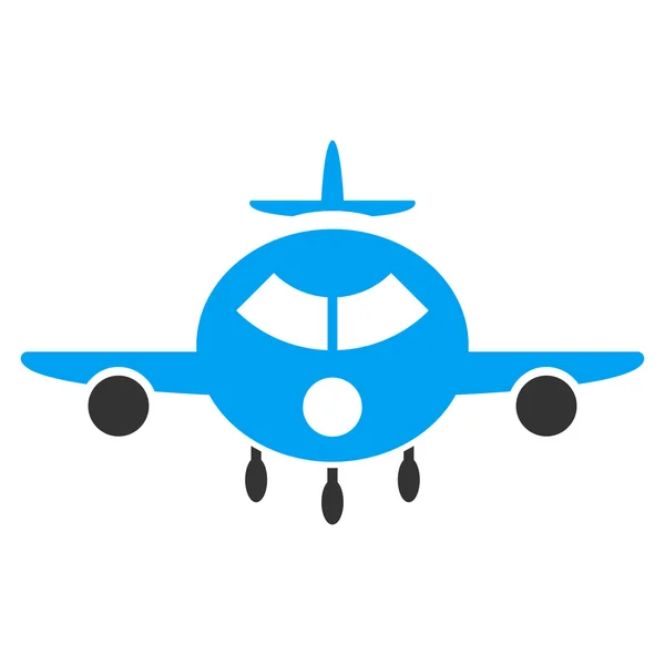 Cargo Aircraft Flat ikon — Stock Vector