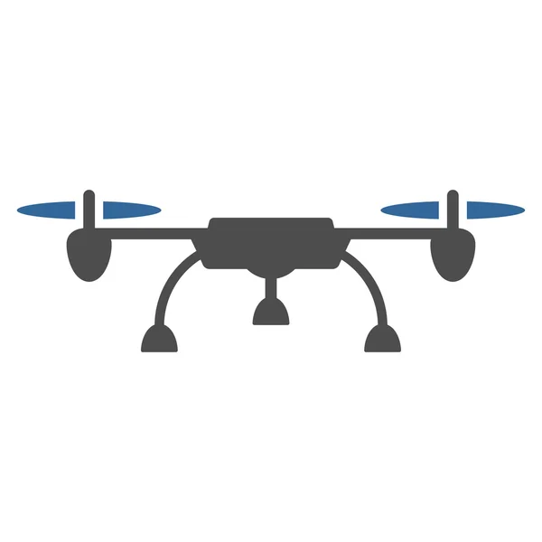 Icône plate de drone — Image vectorielle