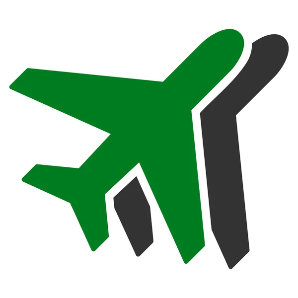 Flygbolagen Flat ikonen — Stock vektor