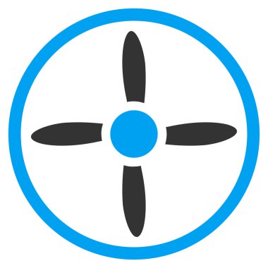 Hava vida düz simgesi