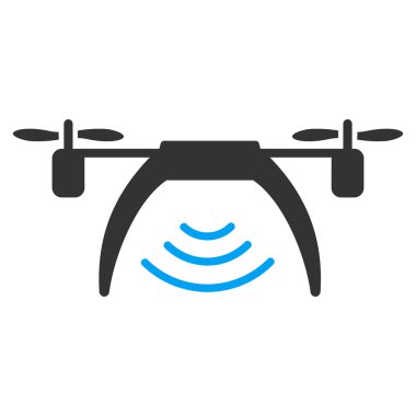 Drone Wifi Tekrarlayıcı düz simgesi