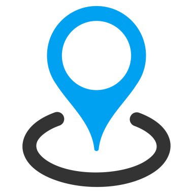 Marker düz simgesi yerleştir