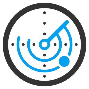 Yuvarlak Radar düz simgesi