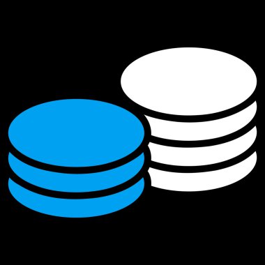 Paralar düz simgesi