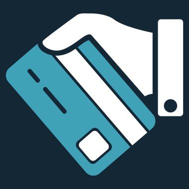 Bankacılık hizmet düz simgesi