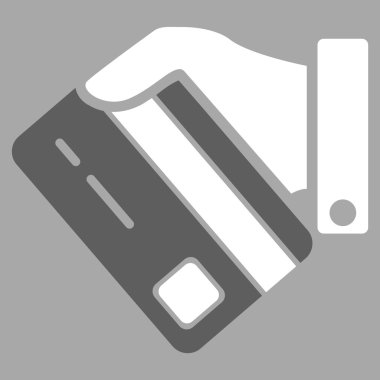 Bankacılık hizmet düz simgesi