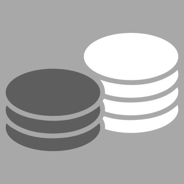 Paralar düz simgesi