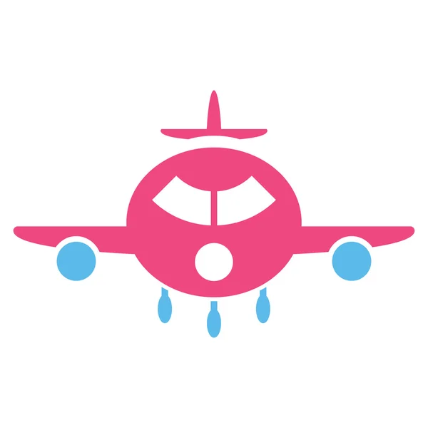 Ikone für Frachtflugzeuge — Stockvektor
