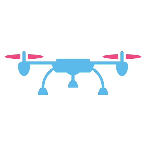 Drone Icono plano — Vector de stock