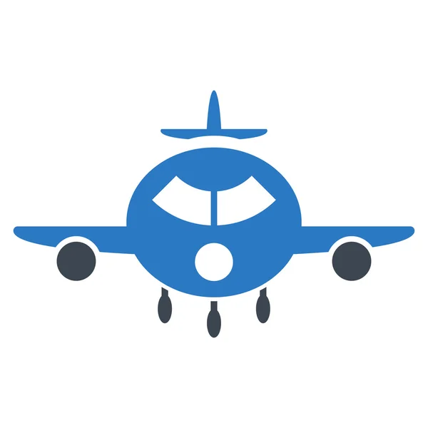 Cargo Aircraft Flat Icon — Stock Vector