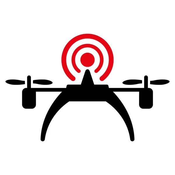 Radia źródła Drone ikona — Wektor stockowy