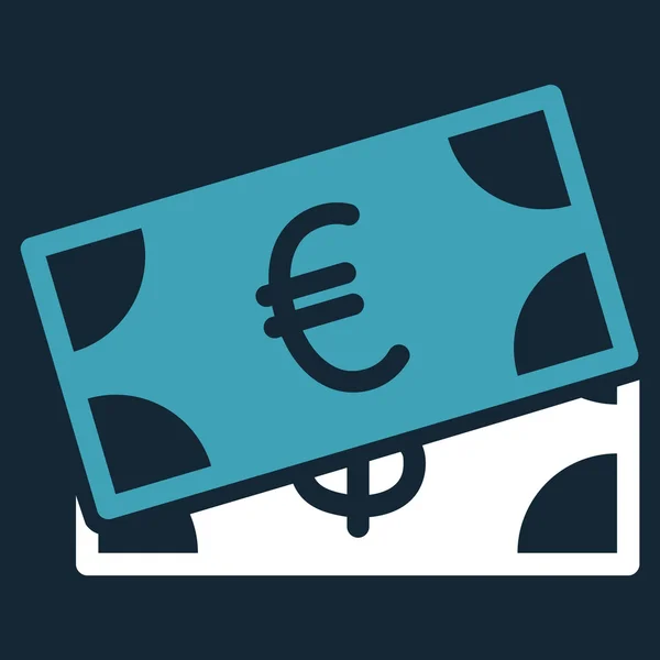 Bankjegyek lapos ikon — Stock Vector