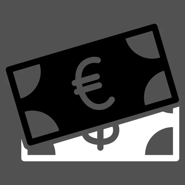 Banconote Icona piatta — Vettoriale Stock