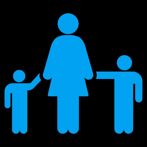 Icono de madre e hijos — Archivo Imágenes Vectoriales