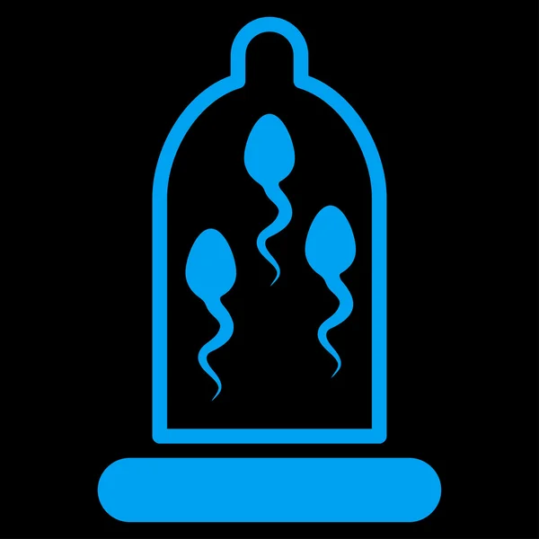 Sperma bescherming pictogram — Stockvector