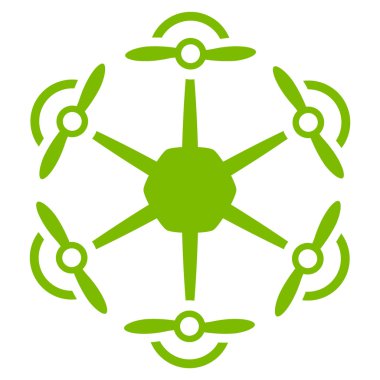 Uçan Hexacopter simgesi