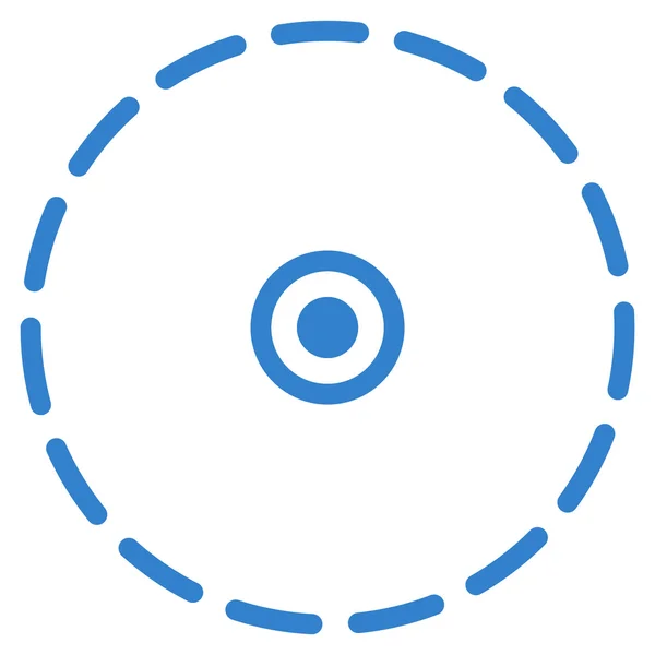 Icono de área de círculo — Archivo Imágenes Vectoriales