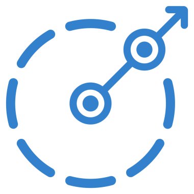 Yuvarlak alan çıkış simgesini