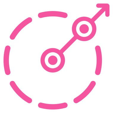 Yuvarlak alan çıkış simgesini