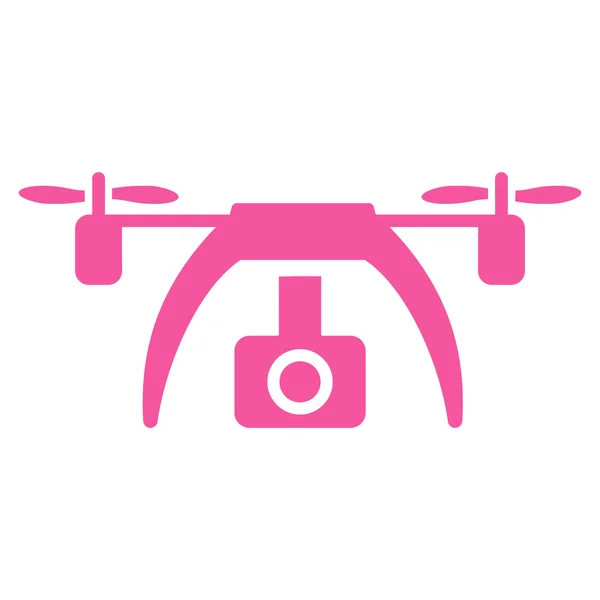 Drone icono de la cámara de vídeo — Vector de stock