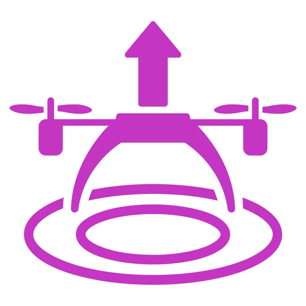 Icono de inicio de helicóptero — Vector de stock