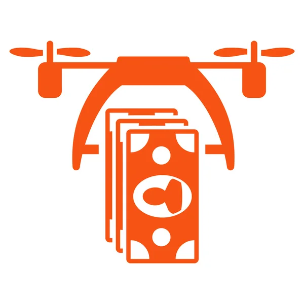 Drone icono de pago — Archivo Imágenes Vectoriales