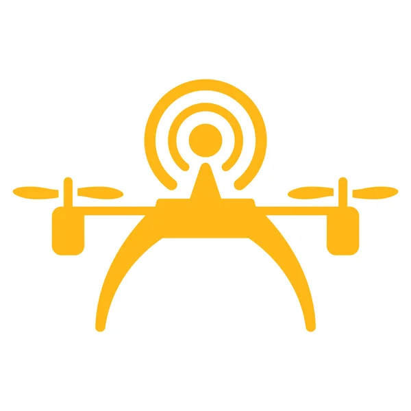 Fuente de radio Drone icono — Vector de stock