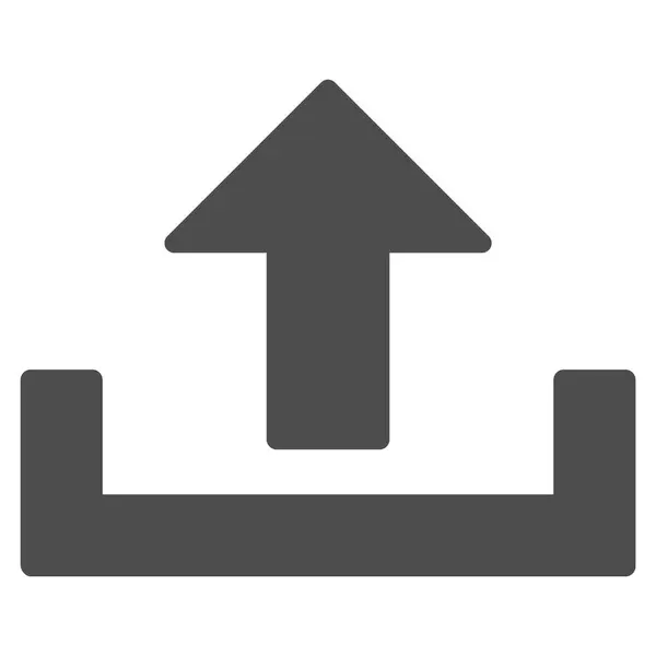 Ladda upp ikonen för Container — Stock vektor
