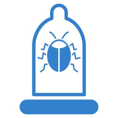 Hata koruma düz simgesi