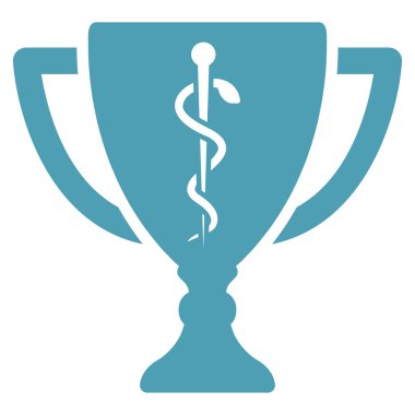 Tıbbi Kupası düz simgesi