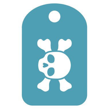 Morg Mark düz simgesi