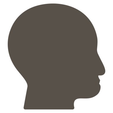 Kel Kafa düz simgesi