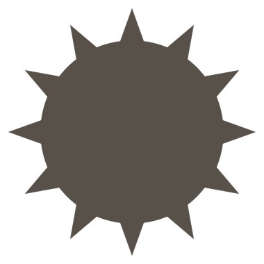 Bakteri düz simgesi