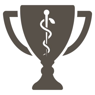 Tıbbi Kupası düz simgesi