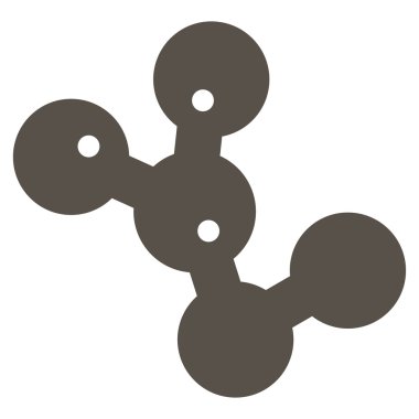 Mikrop kolonisi düz simgesi