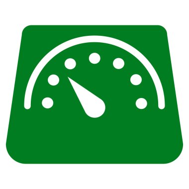 Ağırlık ölçer düz simgesi