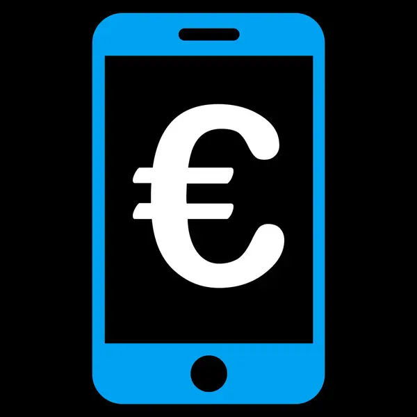 Euro Mobile Payment Icon — Stock Photo, Image