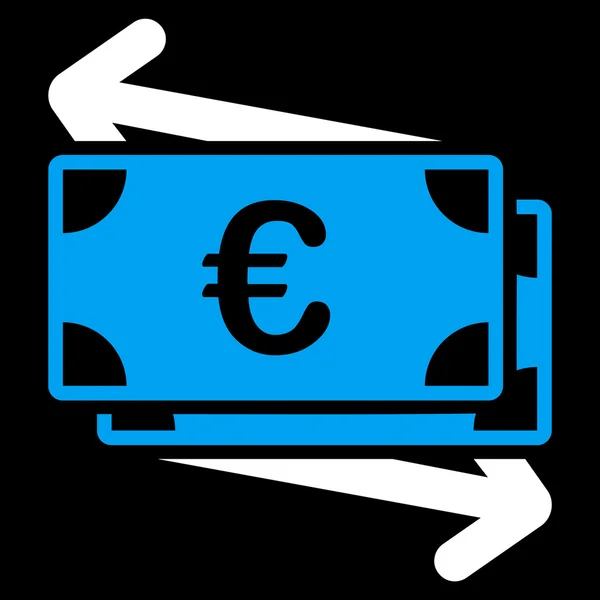 Euro Money Transfer Icon — Stock Photo, Image