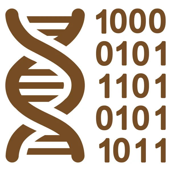 Genetical Code Flat Icon — Stock Photo, Image