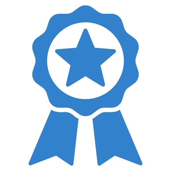 Certification Seal Flat Icon — Stock Photo, Image